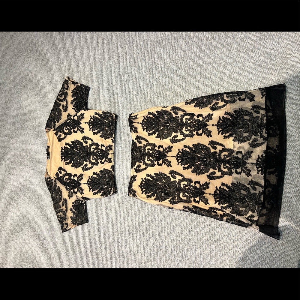 For Love and Lemons Dress turned Skirt Set
